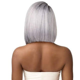 Outre Synthetic Swiss Lace Front Wig - LENI (1 Jet Black)
