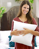 Foamily Premium Hypoallergenic Stuffer Pillow Insert Sham Square Form Polyester