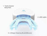Teeth Whitening V-White 360° Ultrasonic Electric Toothbrush Sonic Toothbrush for Adults | 2020 Model | Rechargeable Portable Automatic LED light Infrared Protecting for Gums IPX7 Waterproof Hands Free