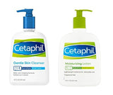 Cetaphil Gentle Skin Cleanser Pump & Moisturizing Lotion Pump, 20 oz each