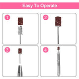 ELEVEN EVER Electric Nail Drill, Professional Portable Nail File Drill Grinder Manicure Pedicure Tools for Polishing, Sanding, Removing Gel and Acrylic Nails (silver) … (silver) (ND-01siilver)