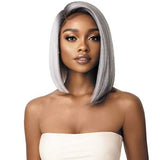 Outre Synthetic Swiss Lace Front Wig - LENI (1 Jet Black)