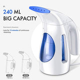 Hilife Steamer for Clothes Steamer, Handheld Garment Steamer Clothing, Mini Travel Steamer Fabric Steam Iron 240ml Big Capacity Upgraded Version