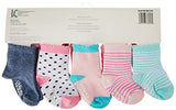 Little Me 20-Pack Newborn Baby Infant & Toddler Girls Socks, 0-12/12-24 Months