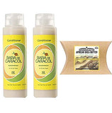 Baba de Caracol Regenerative Conditioner Earth Snail Moisture 16oz (2PCS&SHEA-BUTTER)