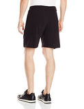 Hanes Men's Jersey Short with Pockets, Black, Small
