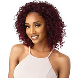 Outre Synthetic Quick Weave Half Wig - FAYE (1B Off Black)