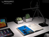 Lampat LED Desk Lamp, Dimmable LED Table Lamp Black, 4 Lighting Modes
