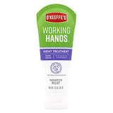 O'Keeffe's Working Hands Hand Cream, 3 Oz Tube and Night Treatment Hand Cream