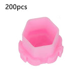 200Pcs Tattoo Ink Cups Honeycomb Shape Pigment Holder Cups Permanent Makeup Supplies Small Pigment Container Tattoo of Body Art Ink