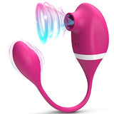 Clitoral Sucking Vibrator with Vibrating Egg, 2 in 1 G-spot & Clitoris Stimulator