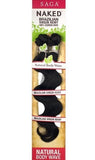 NATURAL BODY WAVE (16", Natural) - Saga Naked Brazilian Unprocessed 100% Human Hair Weave