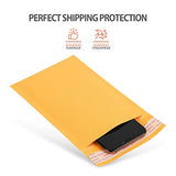 Offitecture 48pcs 4x7 Kraft Bubble Mailers #000 Padded Envelopes