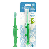 Dr. Brown's Toddler and Baby Toothbrush, Crocodile, Green