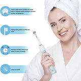Replacement Toothbrush Heads Compatible with Oral B Braun, 4 Pack Professional