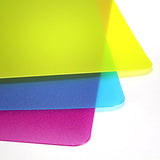 Flexible Plastic Cutting Board Mats set, Colorful Kitchen Cutting Board Set of 3