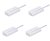 Easyinsmile Dental Disposable Mixing Wells Mixing Trays White (2 Holes -200Pcs)