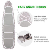 SUNKLOOF Scorch Resistance Ironing Board Cover and Pad Resists Scorching and Staining