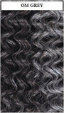 MilkyWay Que WATER DEEP 3PCS Human Hair MasterMix Weave Extension #OMGREY