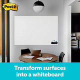Post-it Dry Erase Whiteboard Film Surface for Walls, Doors, Tables