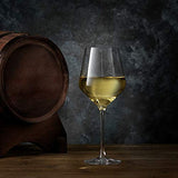 JoyJolt Layla White Wine Glasses, Set of 4 Italian Wine Glasses, 13.5 oz Clear Wine Glasses