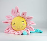 Sunflower Baby Shower Gift Plush, Personalized Sunflower Baby Blanket, Flower Lovey