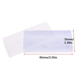 Healthcom 50 Pcs Clear Empty False Eyelash Storage Box Eyelash Packaging Box Plastic Eyelash Tray with Lid Mink Eye Lash Box Holder Bulk Eyelash Case Cosmetic Container Care Storage Organizer,Clear