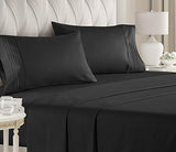 Twin Size Sheet Set - 4 Piece Set - Hotel Luxury Bed Sheets - Extra Soft Bed Sheets