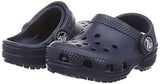 Crocs Baby Kids' Classic Clog | Slip On Boys and Girls | Water Shoes Crib, Navy, US 2-3