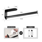 OBODING Paper Towel Holder, Self Adhesive Kitchen Towel Rack, Under Cabinet Paper