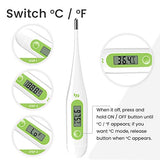 Thermometer for Adults, Oral Thermometer for Fever, Medical Thermometer with Fever