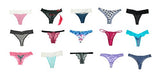 Women Variety of Underwear Pack T-Back Thong G-String Panties,XS,10pcs