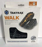 Yaktrax Walk Traction Cleats for Walking on Snow and Ice (1 Pair), Large