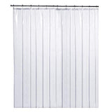 Mildew Resistant PEVA Shower Curtain Liner 72"x72" Clear 10G Thickness, Mildew Resistant