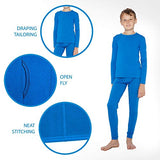 Rocky Thermal Underwear for Boys Fleece Lined Thermals Kids Base Layer Long John Set