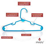 Sharpty Children's Hangers Plastic, Kids Hangers Ideal for Everyday Standard Use