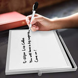 ARCOBIS Small Desktop Dry Erase Board 12" X 8" Portable Magnetic