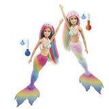 Barbie Dreamtopia Rainbow Magic Mermaid Doll with Rainbow Hair and Water