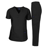 Dagacci Medical Uniform Woman and Man Scrub Set Unisex Medical Scrub Top