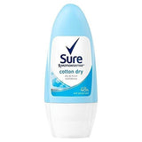 Sure Women Cotton Roll-On Anti-Perspirant Deodorant 50ml (PACK OF 4)