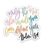 Psalm 139 Bible verse quote | Christian stickers about faith, God, Jesus, scripture