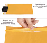 HBlife 4x8 Inches Kraft Bubble Mailers Self Seal Padded Envelopes, Pack of 50