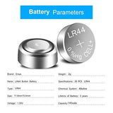 ENIYE LR44 AG13 357 303 SR44 Battery 1.5V Button Coin Cell Batteries (10 Count)