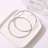 4" Extra Large Most Gigantic Hoop Earrings for Women Girls,14K Gold Plated Rose Gold