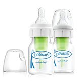 Dr. Brown's Natural Flow 2 Pack Bottles - 2 Oz Green