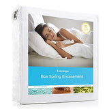 Linenspa Box Spring Encasement Waterproof Proof Protector-Blocks out Liquids, Bed Bugs