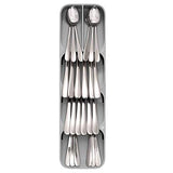 Joseph Joseph DrawerStore Kitchen Drawer Organizer Tray for Cutlery Silverware, Gray