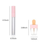 20 Pieces 8ml 10ml Lip Gloss Containers Empty Lipgloss Tube Bottle Makeup Tube Balm Container With Transfer Pipettes Reusable Dispenser Bottle For Lip Samples Travel Split Charging DIY Makeup