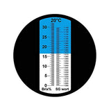 Brix Refractometer with ATC, Dual Scale - Specific Gravity & Brix, Hydrometer in Wine