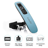 Letsfit Digital Luggage Scale, 110lbs Hanging Baggage Scale with Backlit LCD Display